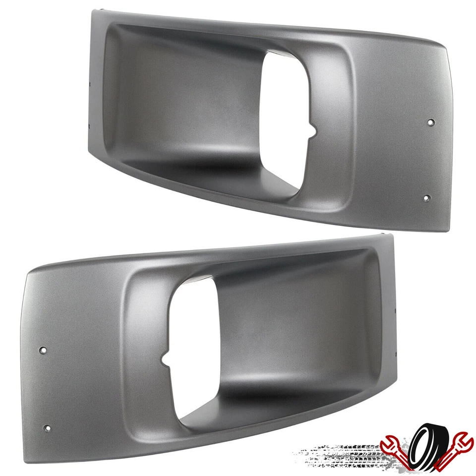 LH & RH Headlight Bezel For 03-09 Chevrolet GMC C4500 C5500 Topkick Kodiak Pair - Изображение 1 из 4