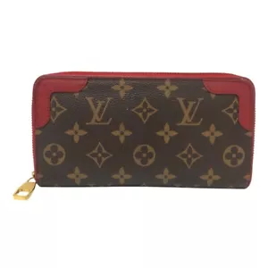 LOUIS VUITTON M61854 Zip Around Zippy wallet Retiro Purse Monogram canvas Women - Picture 1 of 9
