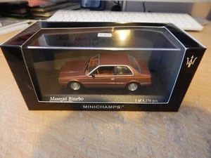MINICHAMPS 1/43 MASERATI BITURBO COUPE (1982) in COPPER #400 123500, 1/4176 - Picture 1 of 6