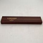 Vintage Longines Genuine Watch Box Case Without Outer Box Color Brown E0223008