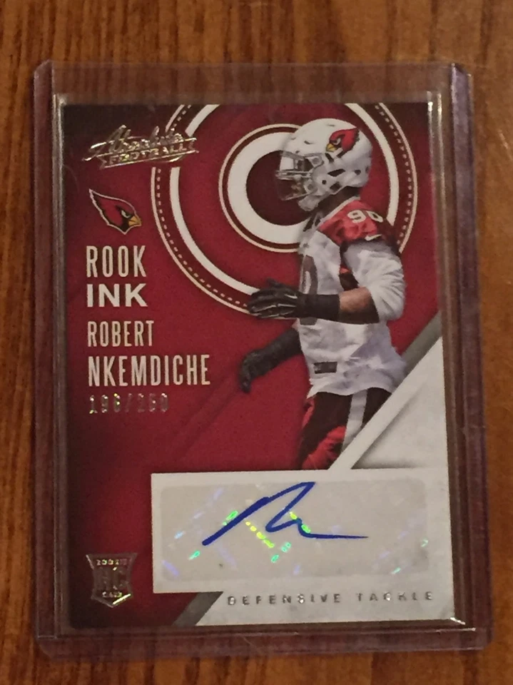 2016 Absolute Robert Nkemdiche Auto /250 Arizona Cardinals Rc - Image 1 of 1