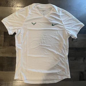 Nike Rafael Nadal Dri-FIT ADV Short-Sleeve Tennis Top FD5409-100 - Size L - Picture 1 of 5