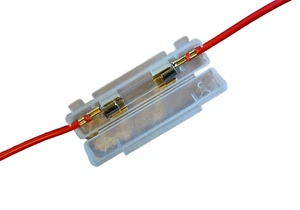 10A FUSE + BOX HOLDER HARNESS 50cc 110cc 125cc 150cc 250cc ATV GO KART SCOOTER - Picture 1 of 3