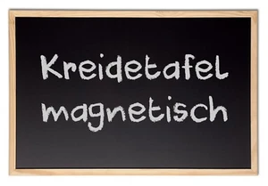 Kreidetafel Schultafel Holz MAGNETISCH 30 x 40 cm Pinnwand Magnettafel Maltafel - Bild 1 von 2