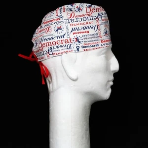 Democratic Party Theme Scrub Hat - Picture 1 of 1