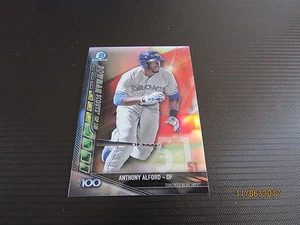 2017 Bowman Chrome Scouts Oberteil 100 Refractors #BTP51 Anthony Alford - Bild 1 von 1