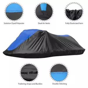 Cubierta Jet Ski para Polaris SLT 700 750 780 1994 1995 -1997 1998 1999 negra-azul - Imagen 1 de 6