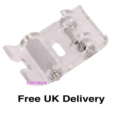 Roller Presser Foot Compatible Part For Brother Singer Sewing Machines Low Shank - Image 1 of 4