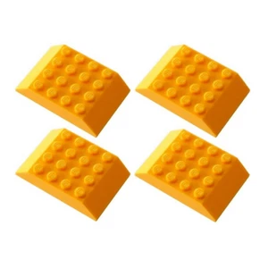 NEW LEGO® Parts 4x Train Carriage Roof Tile 45° Slope 4X6 32083 Orange - Picture 1 of 2