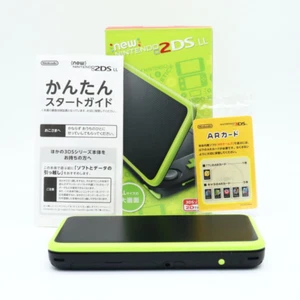 New Nintendo 2DS LL Lime/Black Portable Console with Original Box RARE Color - Picture 1 of 10