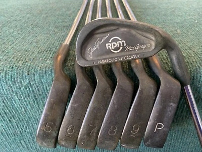 MacGregor Jack Nicklaus RPM Parabolic Groove Manganese Bronze Irons - NEW GRIPS! - Image 1 of 4