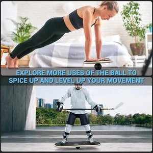 Balance Plate - with Adjustable 7 Patterns - Includes Roller and 2.8 in. Balls - Picture 1 of 8