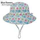 Neck Ear Cover With Adjustable Chin Strap Bucket Hat Beach Cap Baby Sun Hat