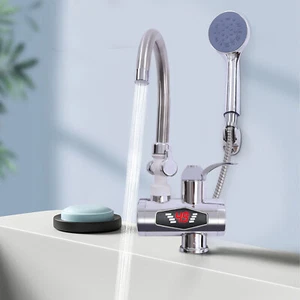 LCD Elektrische Wasserhahn Sofort Heizung Durchlauferhitzer Armatur mit Dusche - Bild 1 von 21