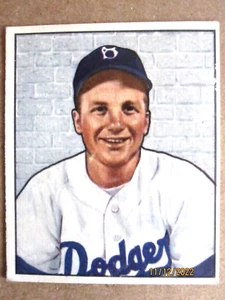 1950 BOWMAN ROOKIE BASEBALL CARD #222 BROOKLYN DODGERS BOBBY MORGAN - Picture 1 of 6