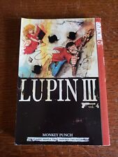 Lupin III The 3rd Volume 4 English Manga Monkey Punch Tokyopop Rare OOP