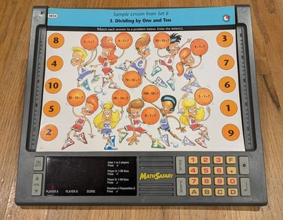 Math Safari Learning System EI-8400U Bundle 4 Set Lesson Cards, Manual - Works  - Image 1 of 4