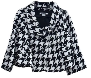 Peter Nuggard (R) Damen Petite Cropped Blazer 6P schwarz Hahnentritt VEUC - Bild 1 von 6