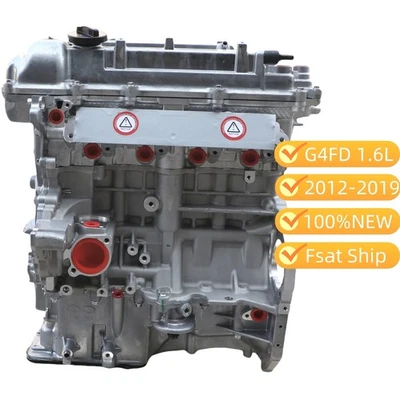 Conjunto de motor de bloque largo para Hyundai Elantra Kia K3 Rio G4FD 1.6 GDi GAS 12-19 Foto 1 de 4