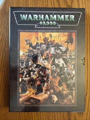 NEW IN SHRINK!  Warhammer 40,000 40k Core Rule Book 1998 Third Edition Slipcase - Image 1 of 4