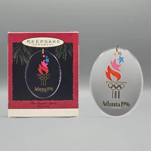 Hallmark Keepsake The Olympic Spirit Atlanta 1996 plastica con scatola ornamento - Foto 1 di 21