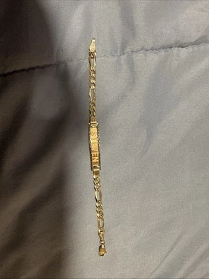 10k Gold Bracelet 6inch Soild - Image 1 of 4