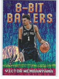 2025-26 Topps Victor Wembanyama 8-Bit Ballers Holo Foil Sparkle #8B-4 Spurs - Picture 1 of 1