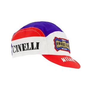 Cinelli Cycling Cap, Explorer Owners Club, Red/Blue - Picture 1 of 1