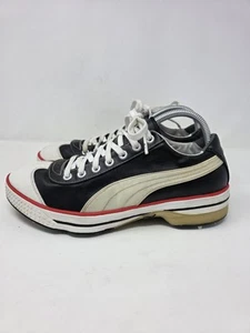 Puma Golf Shoes IdCELL Soft Spike Shoes Mens sz 9 Black/ White - Picture 1 of 8