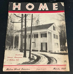 March 1939 Home Magazine Mellow Wood Interiors Southern Colonial Atmosphere - Picture 1 of 2