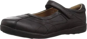 NEW STRIDE RITE BLACK CLAIRE BIG GIRLS' FLAT SHOES - KIDS SIZE 4 1/2 M - Picture 1 of 6