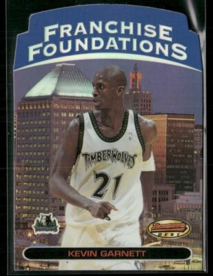 1999-00 Bowman's Best Franchise Foundations #FF3 Kevin Garnett Foto 1 de 2