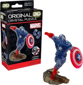 BePuzzled 3D Crystal Puzzle - Marvel Captain America - Picture 1 of 1