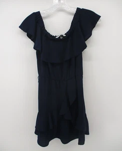 Speechless Small Flutter Sleeve Scoop Neck Ruffled Youth Dress - Picture 1 of 11