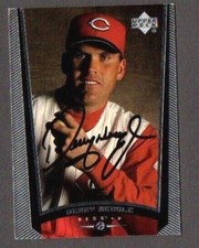 Denny Neagle 1999 Upper Deck authentic autographed card Reds