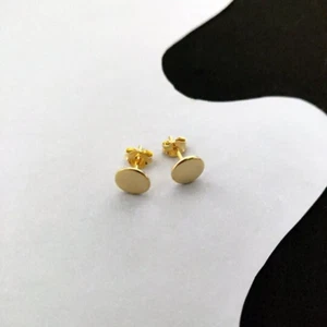 Luxuriöse runde Scheiben Ohrringe Westernschmuck in 925 Sterling Silber für Damen - Bild 1 von 3