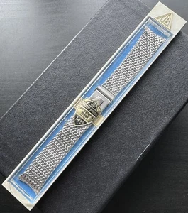 Vintage JB Champion Fit Bulova Accutron S/S Watch Metal Band Bracelet 17mm BU-23 - Picture 1 of 11