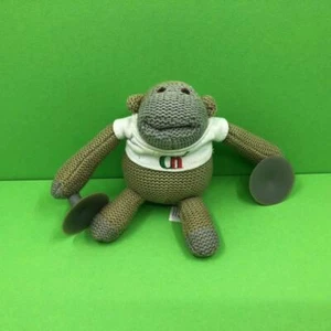 PG Tips Monkey Toy ITV Digital Johnny Vegas Window Sucker Knit Soft Plush 5" - Picture 1 of 3