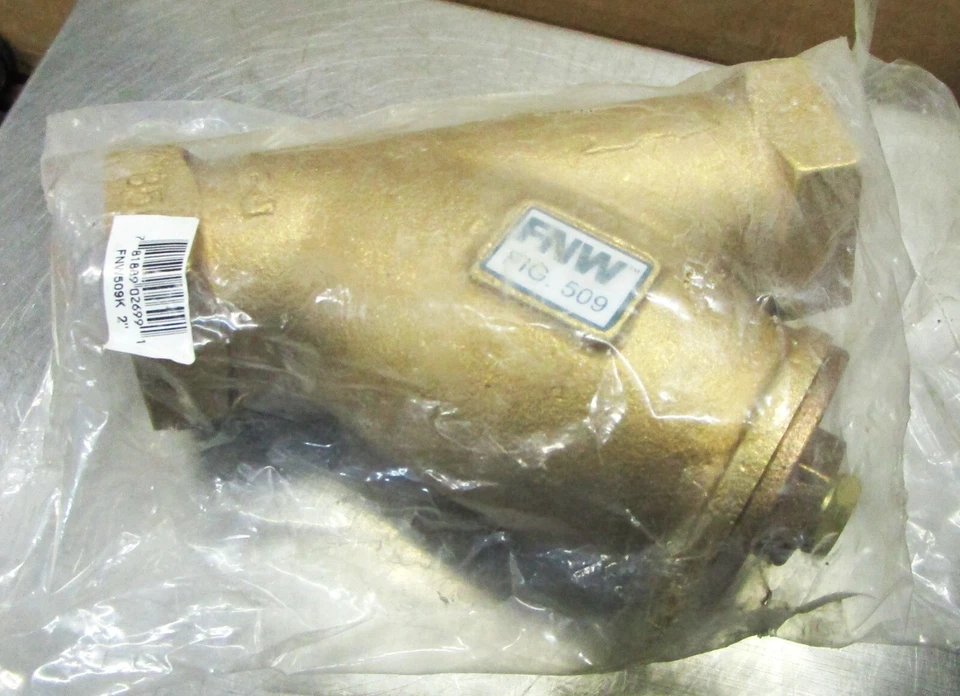 FNW FNW509K BRONZE Y STRAINER 2" FIG 509 New Surplus Sealed / Z1 - Image 1 of 4