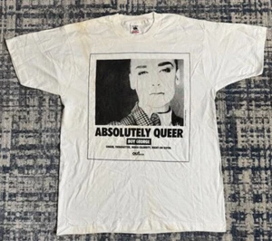 Vintage 1991 Boy George Absolutely Queer U.S. Tour T-Shirt XL Culture Club Wham - Bild 1 von 11