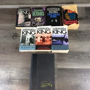 Lot Of 8 Stephen King Mass Market Paperback Hardcover Books Pet Sematary IT - Foto 1 di 15