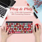 Wireless Portable Small MINI Pink 2.4G Keyboard Mouse Combos Hot Selling US