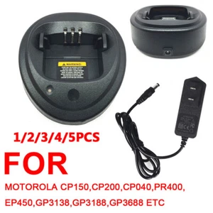 1-5pcs Battery Rapid Quick Charger for Radio GP3188/3688 EP450 Base + Charger - Picture 1 of 12