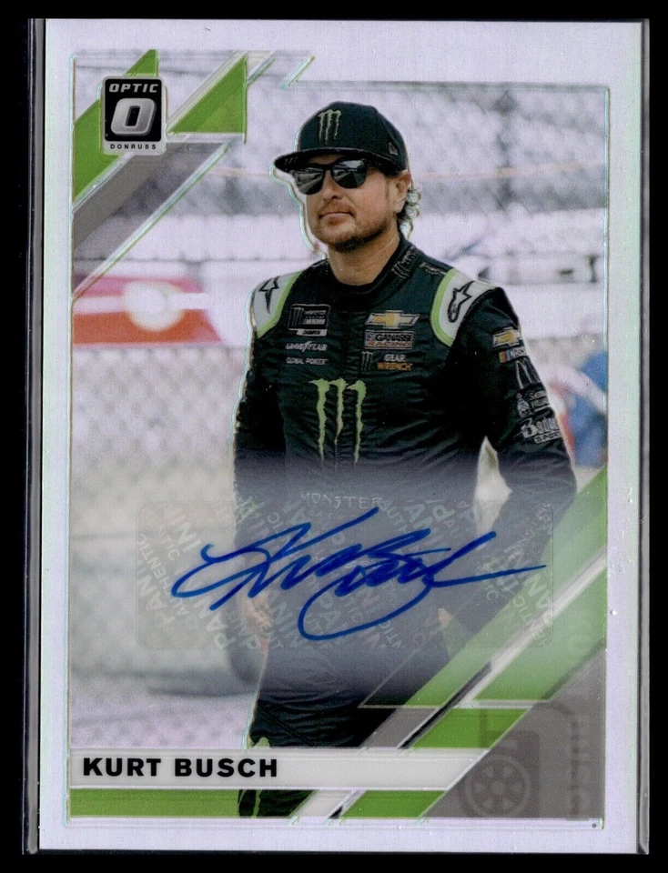2020 Donruss Racing NASCAR Optic Signatures #31 Kurt Busch #29/99 - Image 1 of 2
