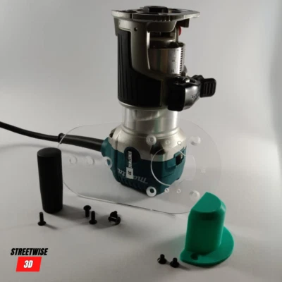 STREETWISE 3D Makita Router Extended Sub Base Plate for DRT50, RT0700, KATSU 18V Trimmer