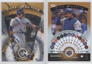 1997 Pinnacle Totally Certified Platinum Gold Missing Serial Number Todd Hundley