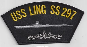 USS Ling SS 297 - Parche de sombrero - BcPatch - C7182 - Imagen 1 de 1