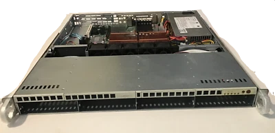 SuperMicro 1U Server X7DCA-L-Y1001 Dual Quad Core Xeon L5420 2.5 Ghz 24GB  - Image 1 of 3