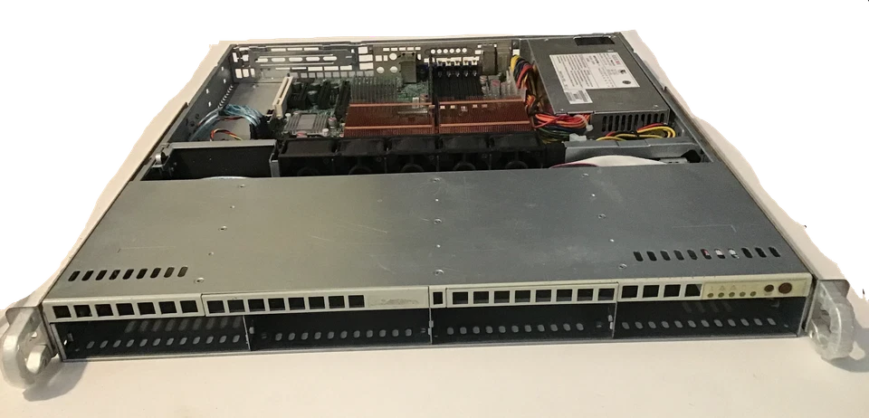 SuperMicro 1U Server X7DCA-L-Y1001 Dual Quad Core Xeon L5420 2.5 Ghz 24GB  - Image 1 of 3