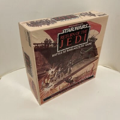 Star Wars ROTJ Battle At Sarlacc’s Pit Game Parker Brothers 1983 Used COMPLETE - Image 1 of 4